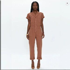 PISTOLA GROVER COVERALLS RUST / CINNAMON / TERRACOTTA SMALL 100% cotton